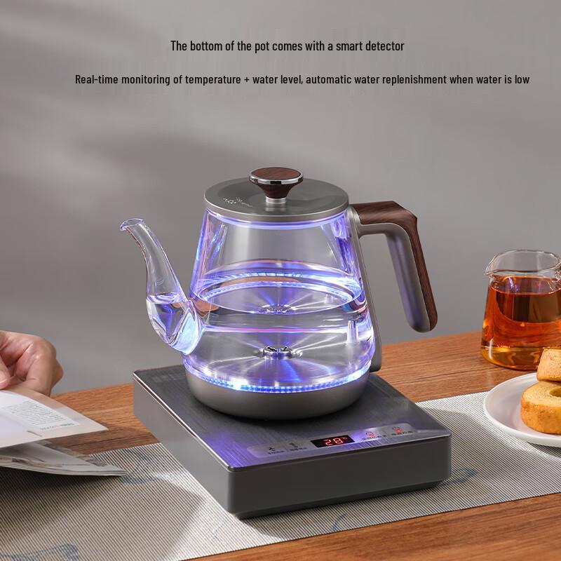 FUNORK Auto-Fill Glass Electric Kettle CN plug (adapter included)
