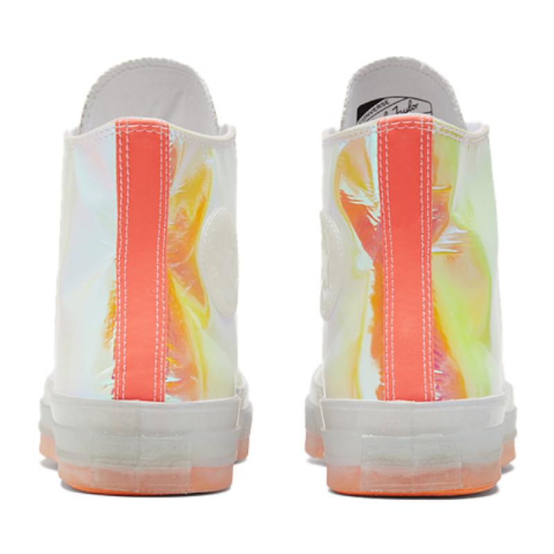 Converse 1970s hi vis iridescent Chuck Taylor All Star chameleon high-top canvas shoes unisex white
