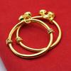 Gilded Round Bell Baby Bracelet - Children's Gift Ornament