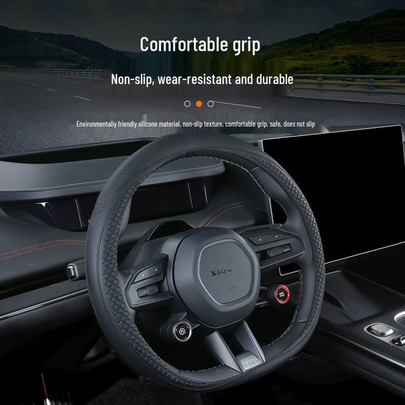 Xiaomi SU7 Lenkrad-Silikonabdeckung - Rutschfest, Ganzjahres-Autoinnenzubehör