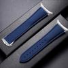 FKM Rubber Watch Strap for Samsung Galaxy Watch Ultra 47mm Bracelet for Galaxy Watch 7 47mm No Gap Wrist Band for Women Men Band