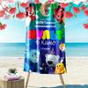 MULT v kino. Vypusk Cartoon Print Beach Towel, Large Soft Quick Dry Towel for Beach Camping Swimming