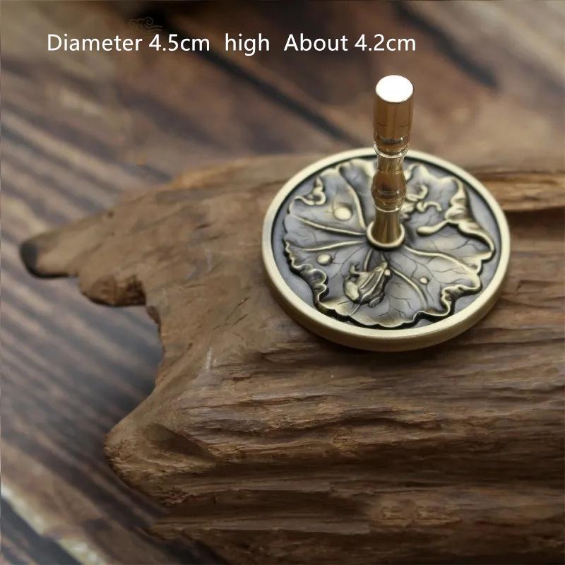 

4.5/5.0cm Pure Copper Carved Ash Press Incense Supplies Tools DIY Household Incense Burner Press Ash Play Tuo Xiang Seal