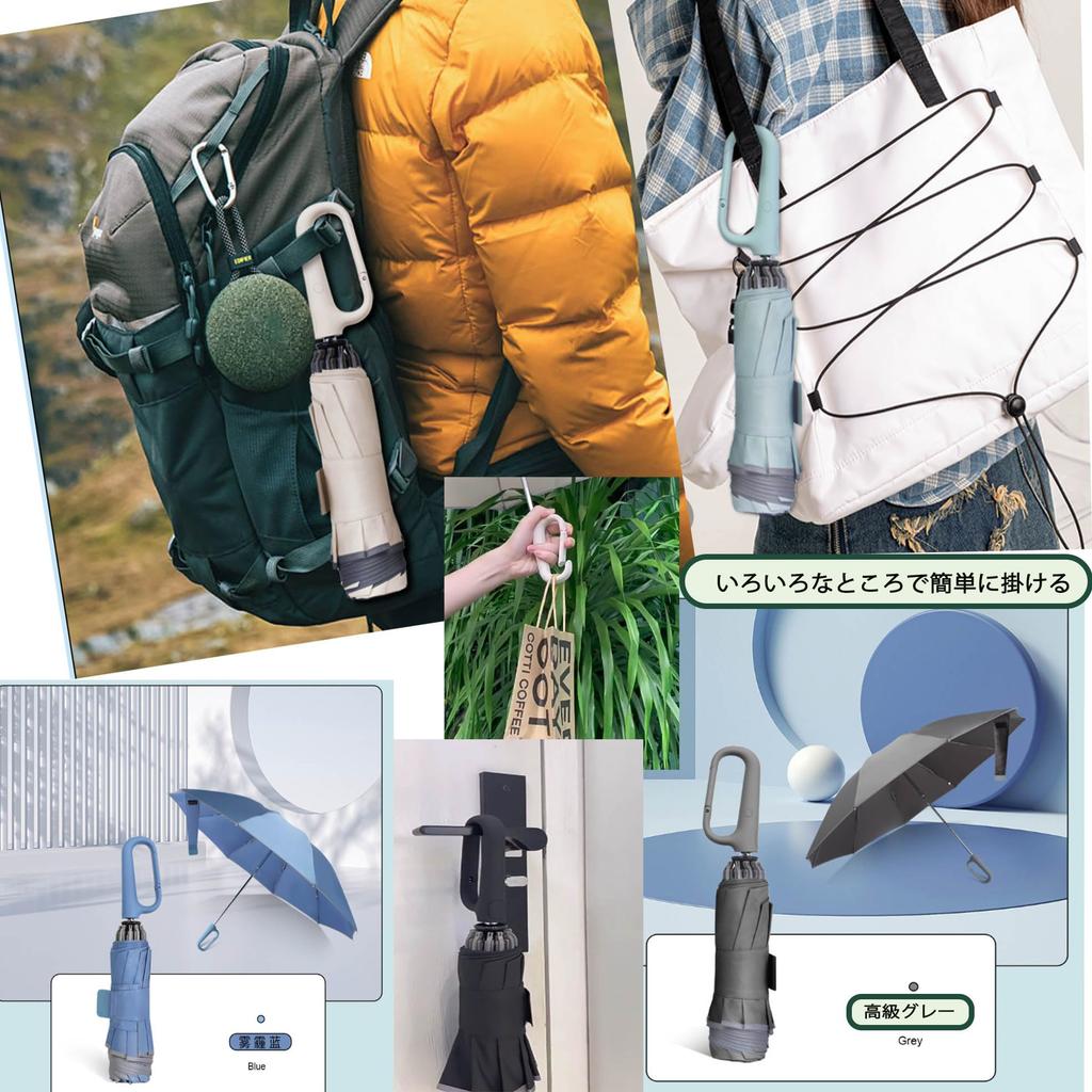 Aiyoupin New Reverse Folding Umbrella for Automatic Folding Reinforced 10 310T Aluminum Super Suitable for Sun and Portable Reverse Folding Umbrella