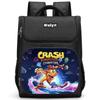 Crashbandicoot Backpack High Definition Printing Student Bag Computer Bag