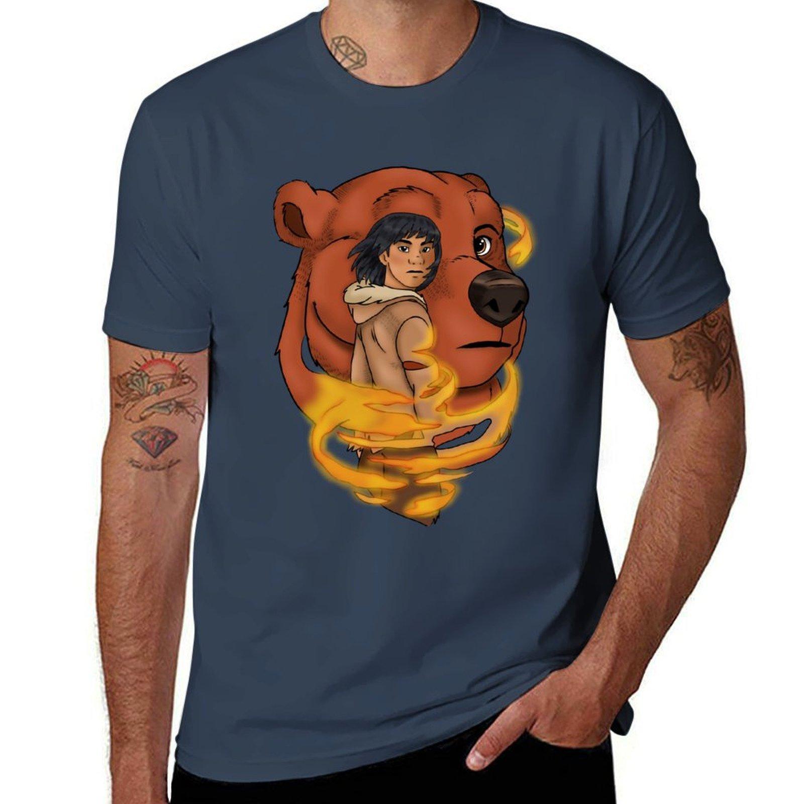 Brother Bear Tshirt Antiwrinkle Short Sleeve Tshirt S