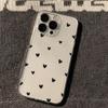 Black Small Love Phone Case For Samsung Galaxy S25 S23 S24 S22 Ultra Plus Soft Transparent Cover For Galaxy S24+ S23+ S25+ Shell