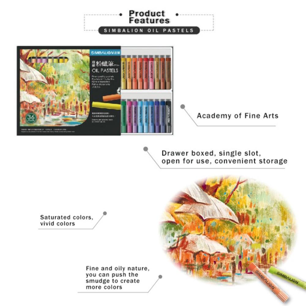 Drawing Painting Birthday Gift for Artists Crayons Art Supplies Oil Pastel Stick Oil Pastels Set