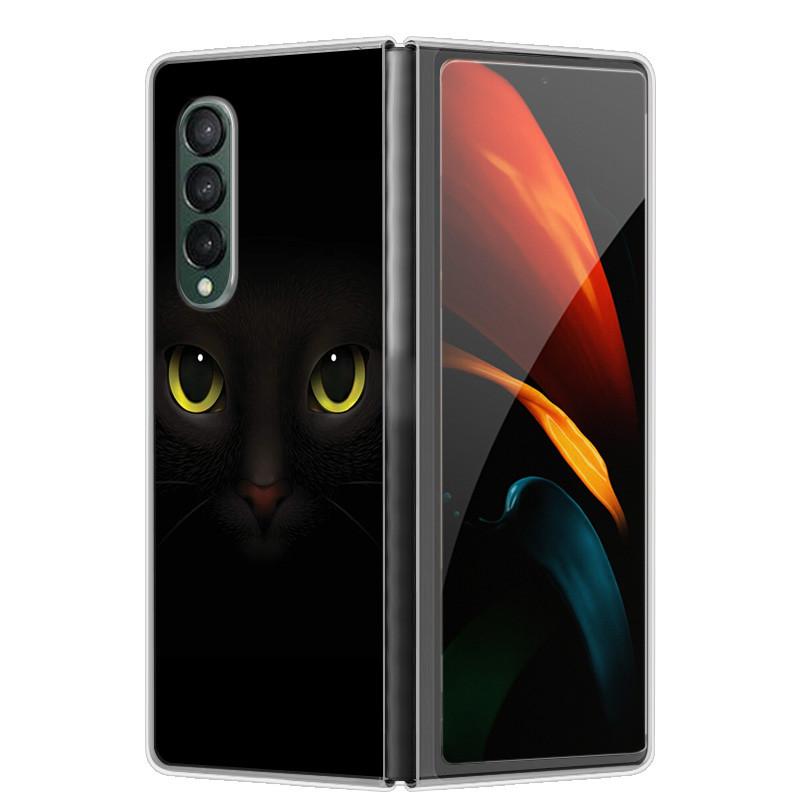 Etui na Samsunga Z Fold 5 Słodkie Modne Twarde Przezroczyste Etui na Telefon dla Samsunga Galaxy Z Fold5 5G ZFold 4 6 5G Powłoka Ochronna ZFold6