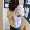 Fashi Thread Plaid Hobos Bags for Women Casual Canvas Shoulder Bag Ladies Crossbody Small Handbags Simple Female Tote Purse