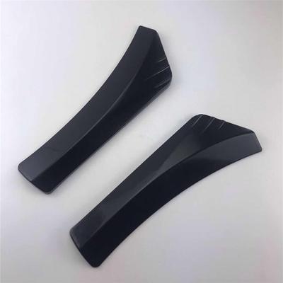 New 2x Car Rear Bumper Lip Diffuser Splitter Canard Protector Glossy Black Universal