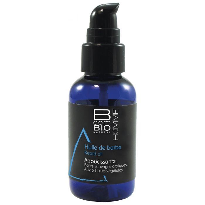 Huile De Barbe - BcomBio - 50ml - Nourrit - Assouplit - Favorise La Pousse