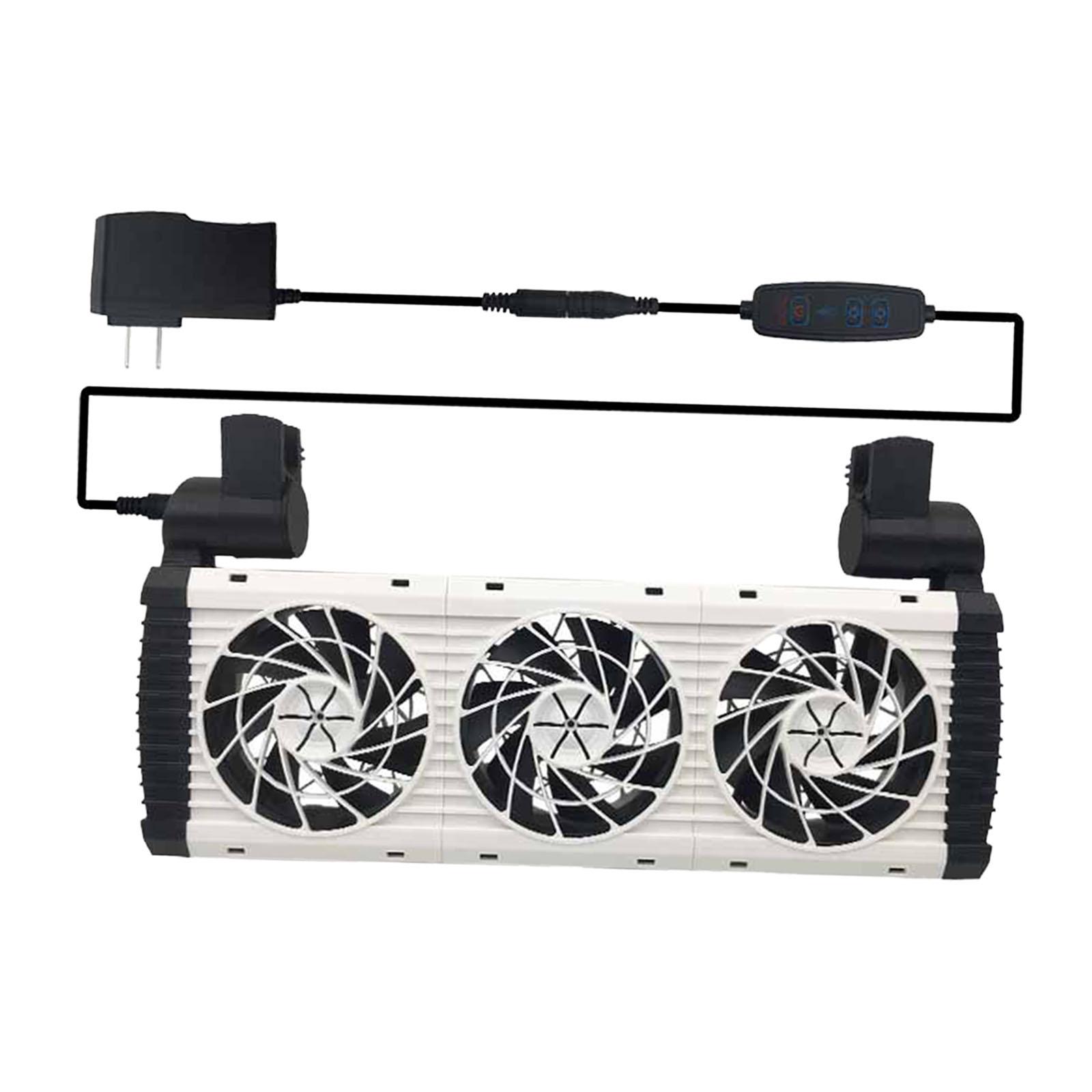 Fish Tank Chiller Fish Tank Cold Wind Chiller, Adjustable Portable Aquarium Chiller Aquarium Cooling Fan for Home Freshwater