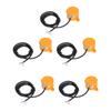 5PCS Circular Proximity Switch Distance Detection Sensor PNP Normally Open 10‑36VDC IP65 Protection