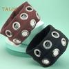 Frauen Haarband Hohl Design Metall Elemente Weiche Atmungsaktive Haar Seil Sport Yoga Party Frauen Haar Zubehör