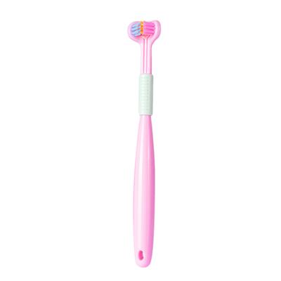 Triple Toothbrush For Teeth Cleaning And Triple Clean Three Head Toothbrush For Teeth Cleaning