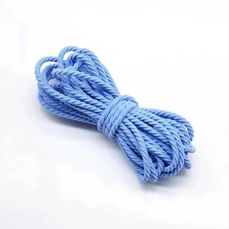 Korean High Elasticity Ribbed Rubber Hair Ties - Handmade DIY Hair Accessories