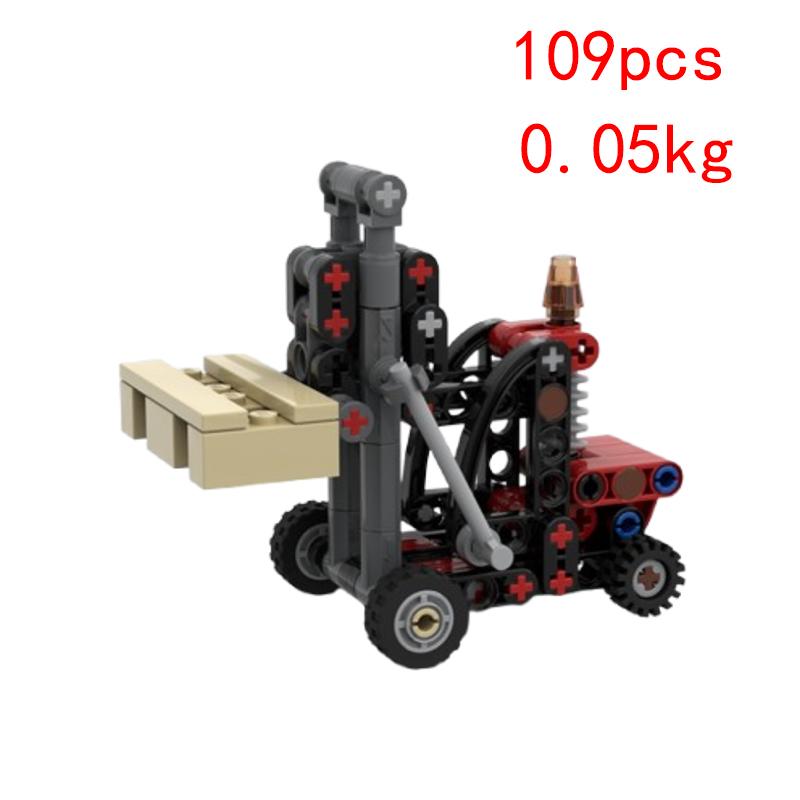 

Spot MOC-57739 109pcs153524 small particle assembly building blocks industrial forklift model toy gift set ornaments
