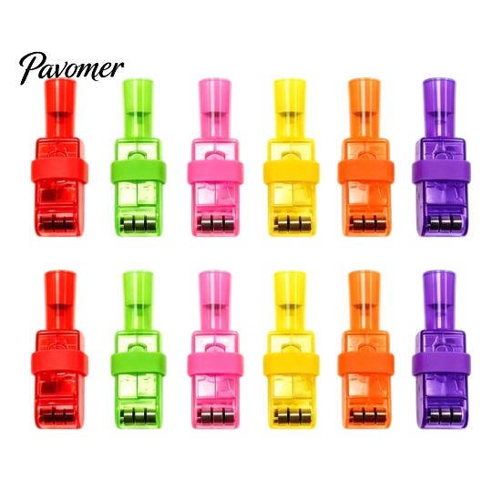 LED Projection Ring Set 12 Pcs Halloween Finger Projector Lights, Mini Colorful Portable Light Up Rings Pattern for Kids, Goodie Bag Stuffers,