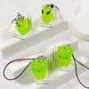Cute Glow In The Dark Cat Keychain Resin Mobile Phone Pendant Bag Charm Backpacks Purses Pendant Party Gift