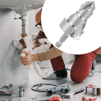 PPR Lifting Step Drill Bit Length 3" Electric Hole Punch Professional Quick Change