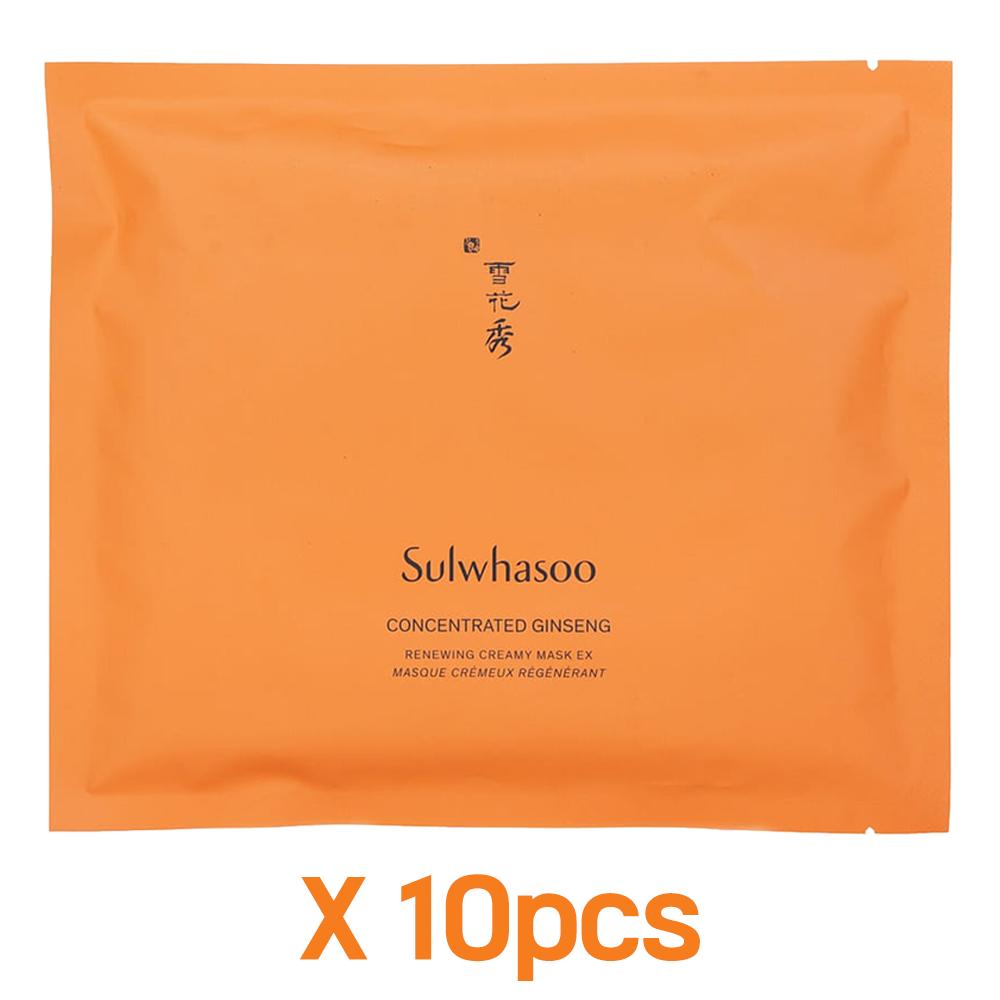 5pcs_[SULWHASOO] Concentrated Ginseng Renewing Creamy Mask EX 18g (Sample)