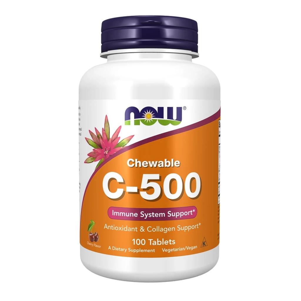 Vitamin C-500 Chewable, Cherry - 100 Tablets