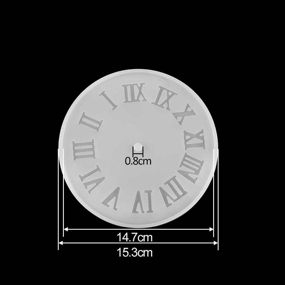 1Pcs Clock Resin Epoxy Molds Mixed Size Silicone UV Resin Casting Molds For DIY Jewelry Making Findings Supplies Accessories