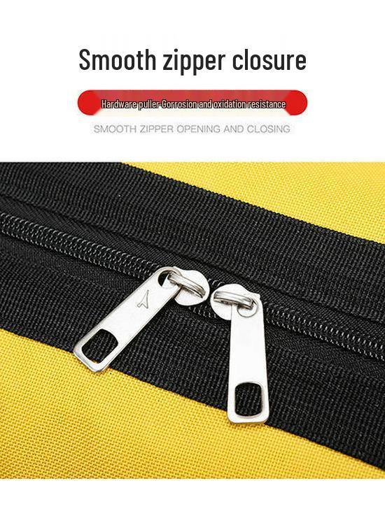 Large Canvas Electrician Tool Bag – Multifunctional Handheld for Repair, Installation, Woodworking, and Construction