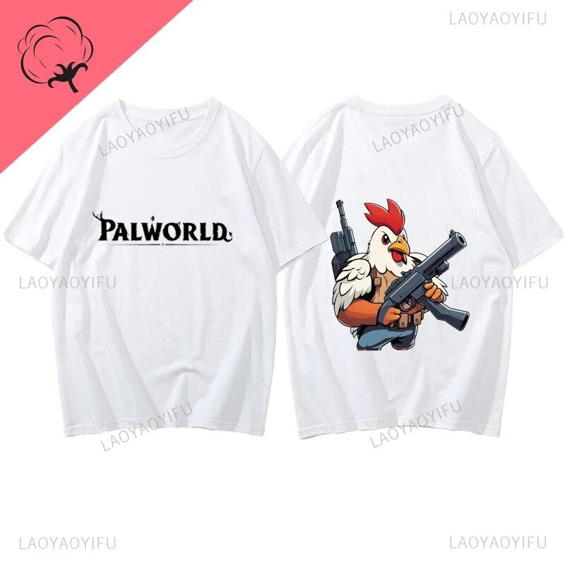 

Лидер продаж 2024 года, футболка с принтом игры Palworld, хлопковая повседневная модная футболка Acg Otaku, удобные футболки унисекс, женская футболка в стиле Харадзюку 3XL