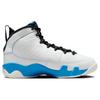 Tênis Infantil Air Jordan 9 Retro GS Azul Pó 2024 Branco Summit-White Preto FV0143-101