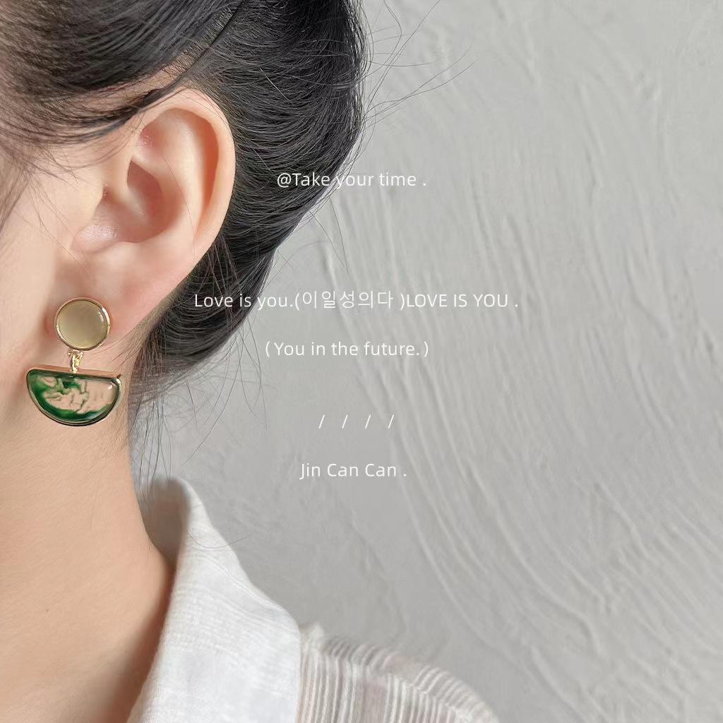 The Wizard of Oz 14K Gold-Plated 925 Silver Needle Creative Aesthetic Retro Earrings