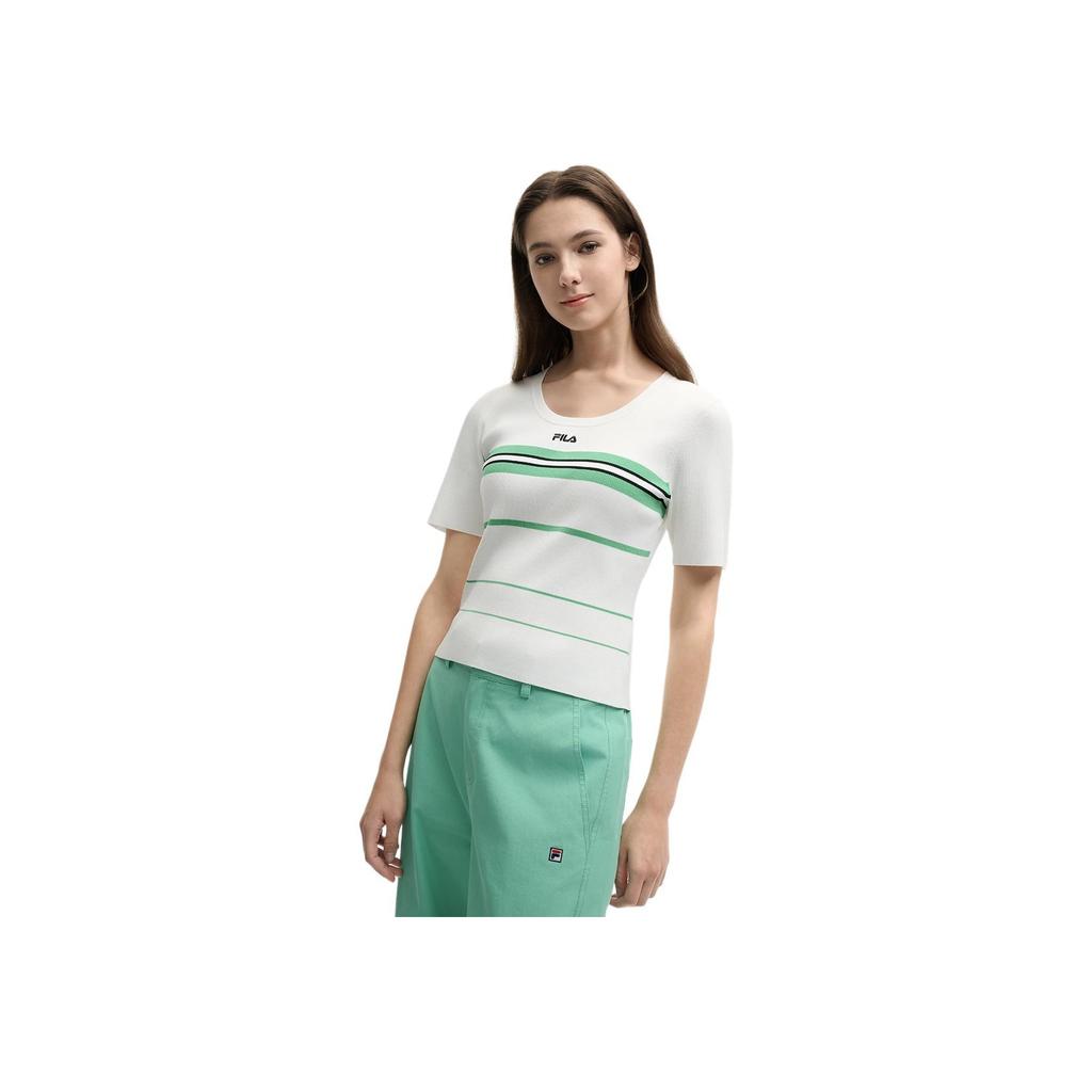 New FILA Knitwear Women's Bright White F11W528408F-WT