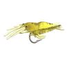 10Pcs 4CM Soft Shrimp Bait with Barb Hook Glow-in-the-Dark Bionic Artificial Lure Saltwater Freshwater Bass Walleye Trout Fishing Accessories
