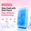Phase Change Cooling Pad for Phone Cover Use and Bare Phone Backs with Travel Comfort, Live Video and Summer Use Daily