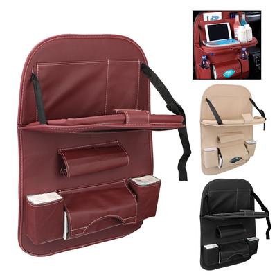 Autositz-Rücken-Organizer, Tischablage, Auto-Aufbewahrungs-Organizer, Auto-Zubehör, Pu-Leder-Pad-Tasche, Reise-Aufbewahrungstasche