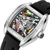 UTHAI BK136 Fashionable Man Watch Hollow Creative Design Waterproof Luminous Quartz Watch Sports Clock Gift Watches for Man