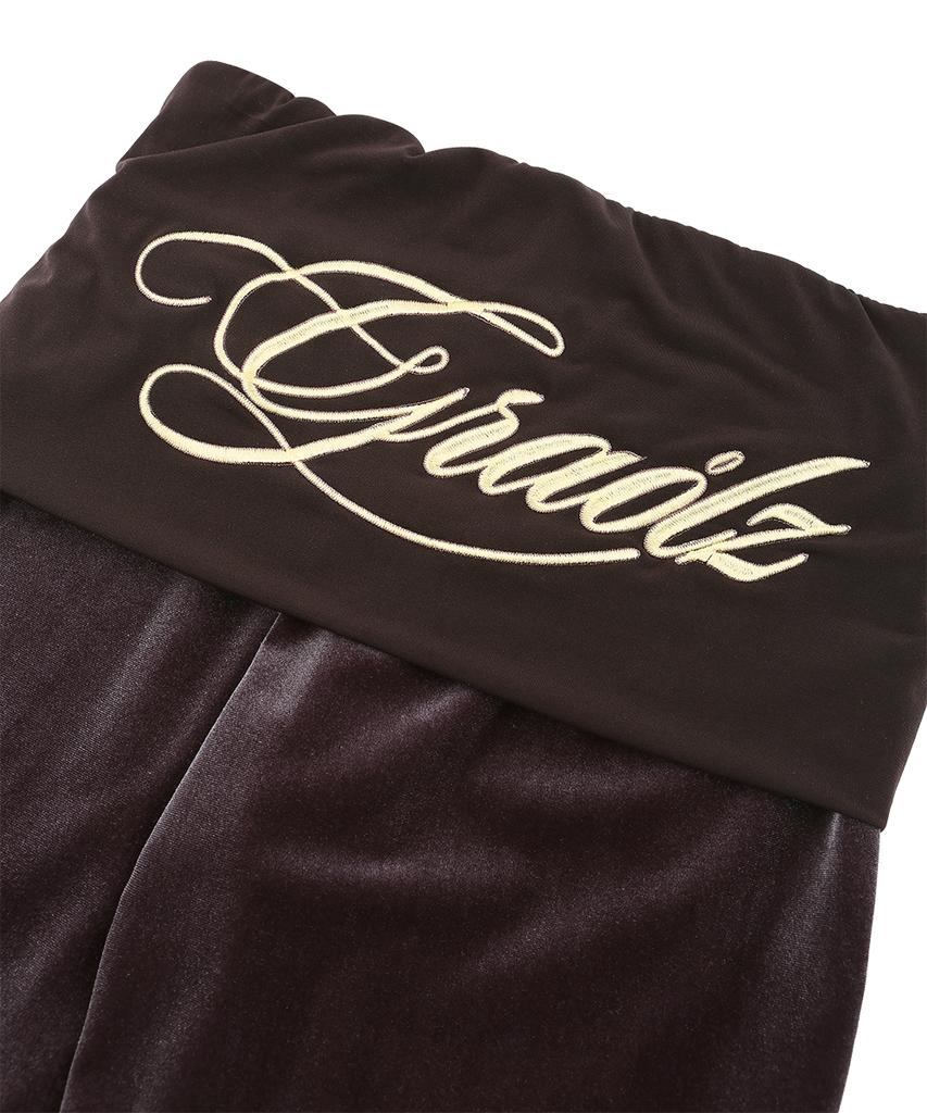 grailz Velvet Training Pants [Wine]