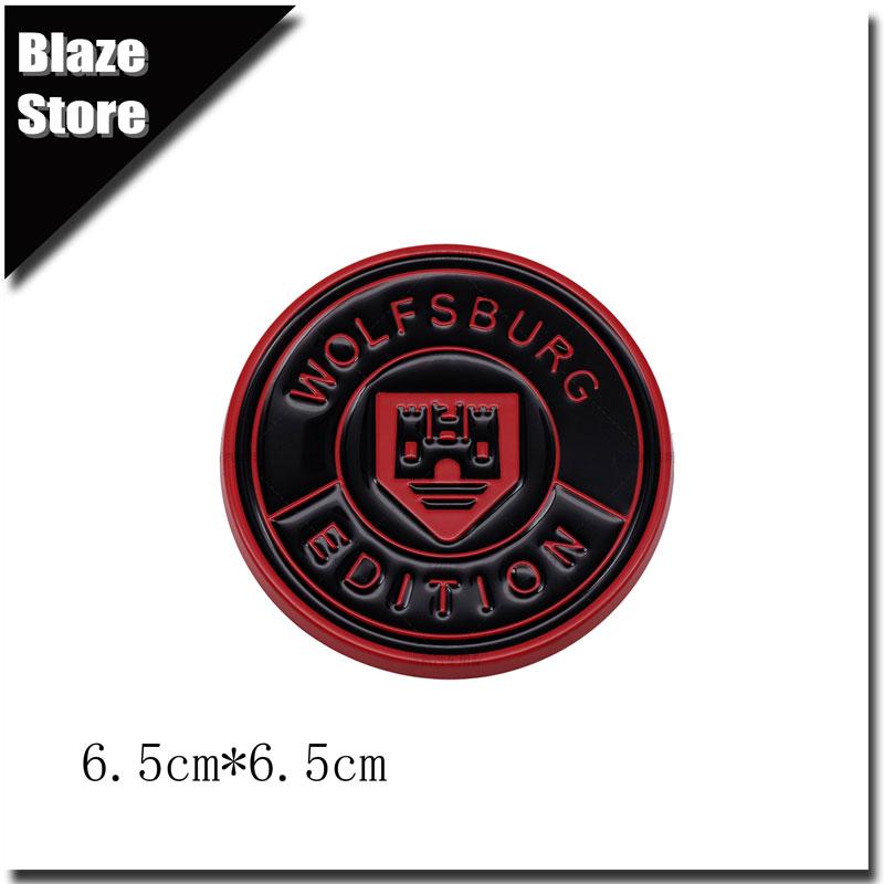 

3D Metal Car Body Grille Badge WOLFSBURG EDITION Emblem Car Sticker For Polo Golf Santana Passat Beetle Touareg