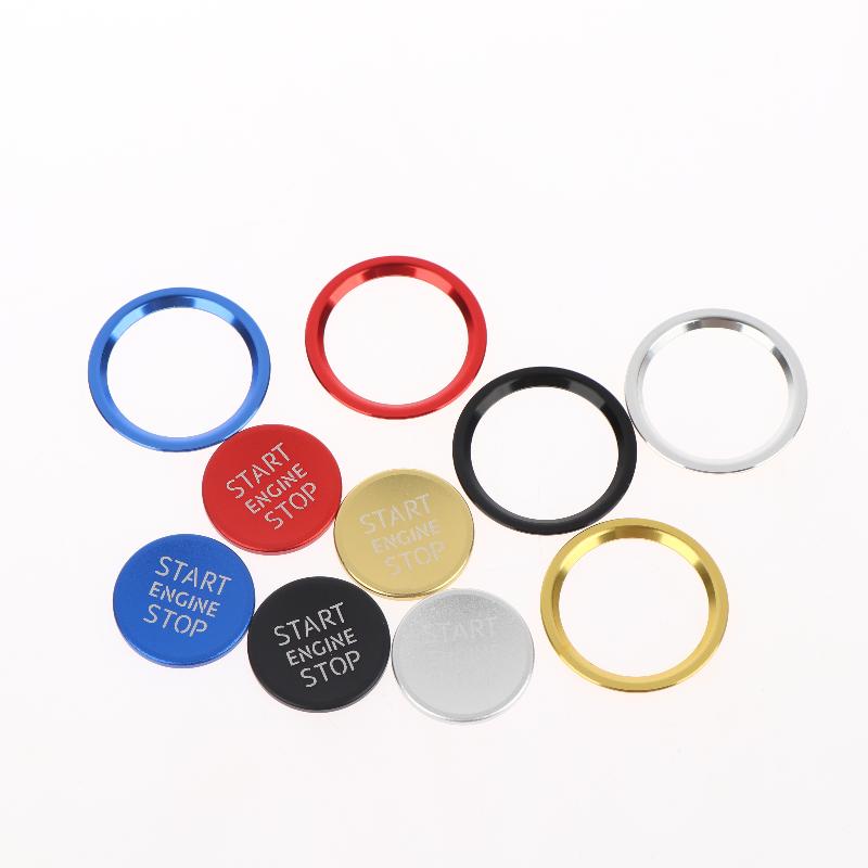 Auto Motor Start Stop Knopf Abdeckung Zierleiste Zündschalter Dekorativer Ring für A4 A5 A6 Q5 Q7 Dekoration Zubehör