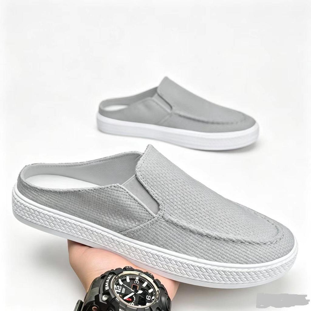 Men's Summer Mesh Slip-On Backless Beach Slippers