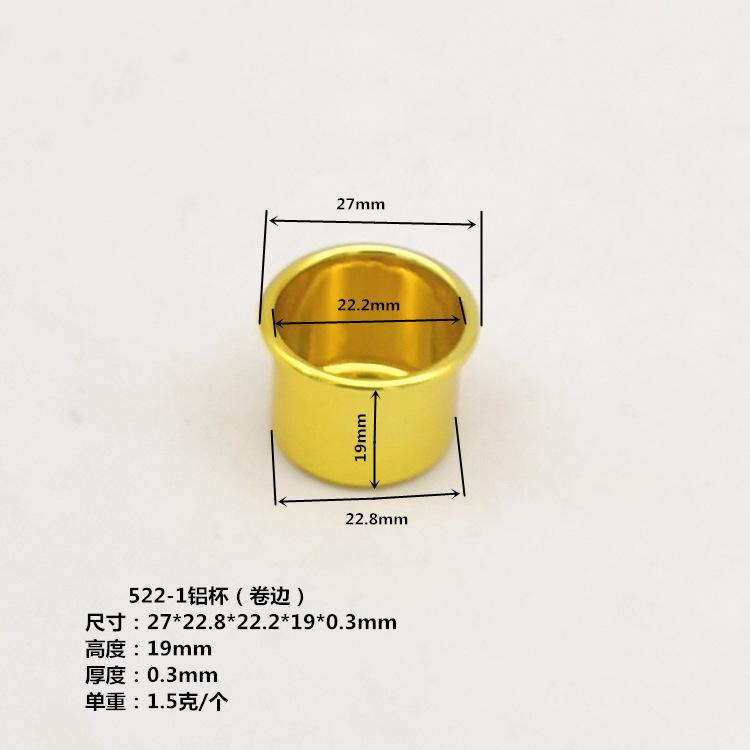 

1/5Pcs Aluminum Candle Cups Bowl Candlestick Metal Candle Holder Cup Drip Protectors Empty Case for Candle Making