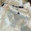 Sweet Lace Mid-waist Panties Ice Silk Seamless Underwear Women Soft Breathable Briefs