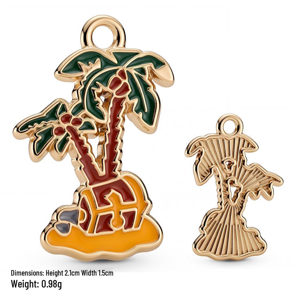 Pirate Series Enamel Cartoon Charms for DIY Bracelets, Necklaces, and Keychains