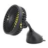 Car USB Clip Fan with 360 Degree Rotation & Strong ABS Suction Cup Portable Auto Suction Cup Fan for Vehicle Cooling