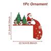 Christmas Wooden Ornament Christmas Party Decoration Xmas Santa Claus Snowman Pendants Navidad Natal New Year Gift 2026