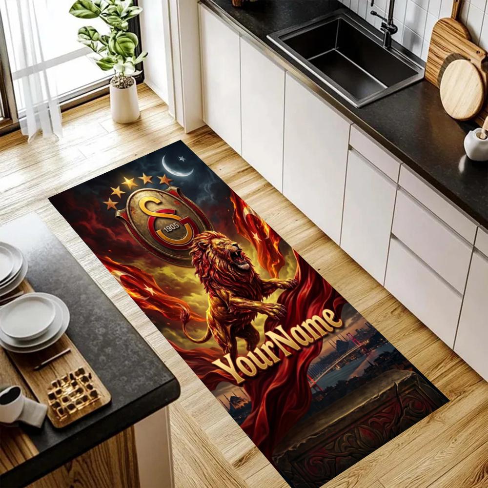 Galatasaray Customize Your Name Kitchen Rug Runner Rug Laundry Mat Hallway Entryway The Best Gift Choice
