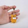 Handmade Chinese Zodiac Keychain Knitting Mini Size Monkey Keychain Creative Weaving Custom Design Animal Crochet Keychain