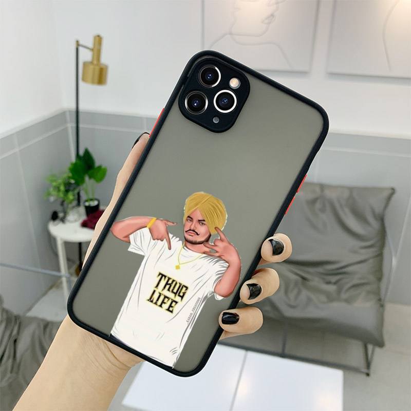 Sidhu Moose Wala Sänger Legenden sterben nie Telefon Fall matt transparent Für iPhone 11 12 13 7 8 Plus Mini X XS XR Pro Max Abdeckung
