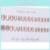 Removable Cat Eye Nail Art Stickers In Sweet And Sparkly Style